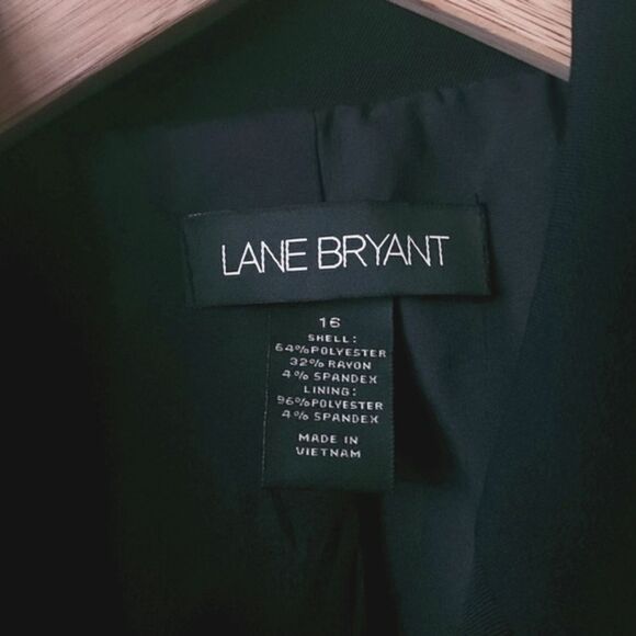 Lane Bryant Womens Jacket Black Size 16 Stretch Blazer Work Career Office - Picture 2 of 5